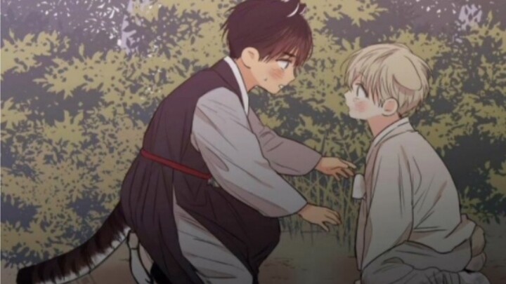 【Cute and fierce】Baby friends|Little tiger gong was picked up by little rabbit and brought home, and