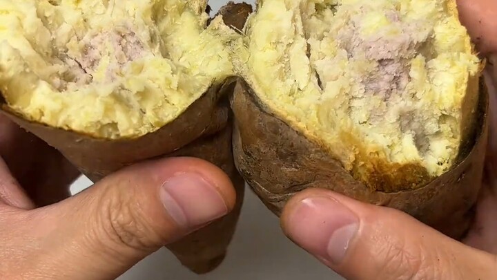 Sweet potatoes are best when they’re like this—take one bite and thump your chest three times!