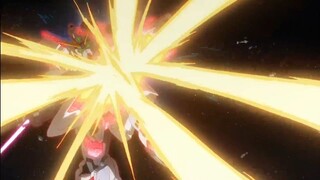 Gundam: He's already close, why don't you stab him! NT Gundam breaks out of the seal~