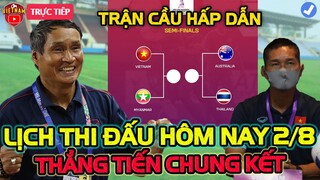 🔴Lịch Trực Tiếp Bóng Đá Hôm Nay 2/8: Việt Nam vs Myanmar Tiến Thăng Vào Chung kết