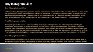 Buy Instagram Likes