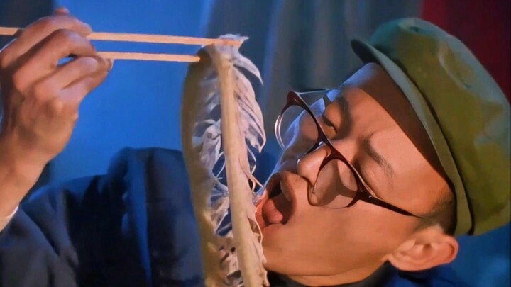 ماذا كان يُؤكَل في الأوقات العصيبة في الأفلام والمسلسلات؟ رز مطهو على البخار مرتين مع لحم الثعبان لل