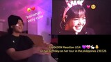 BTS - JUNGKOOK Reaction Tô LISA Moments on her birthday in philippines during tour 230326