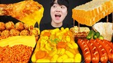 ASMR MUKBANG 직접 만든 대왕 가래떡 떡볶이 불닭볶음면 소세지 치킨먹방! & 레시피 FIRE NOODLES AND Tteokbokki EATING SOUND!