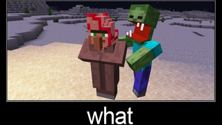 Minecraft รออะไร meme part 217 (Crazy Scary Zombie)