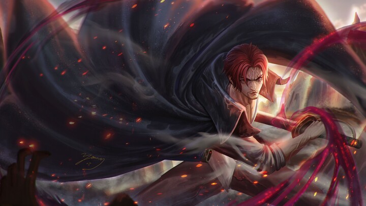 [Ilustrasi One Piece] Rambut Merah Yonko——Shanks