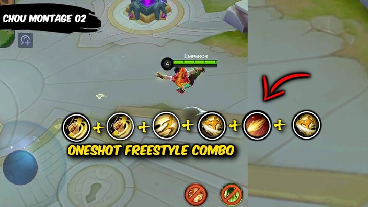 CHOU FREESTYLE YOU SHOULD TRY THIS COMBO IF YOU ARE CHOU USER  | MONTAGE 02 ✓