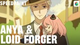 ANYA FORGER & LOID FORGER SPEEDPAINT - SPY X FAMILY