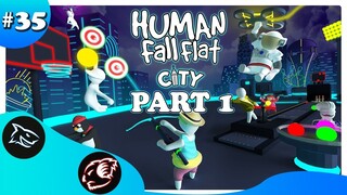 HUMAN FALL FLAT #35 | UPDATE MAP TERBARU TEMA CYBERPUNK PARAH SIH !