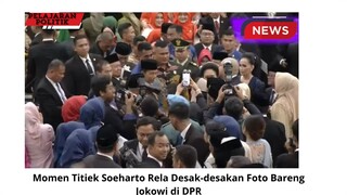 Moment Titik Soeharto Berdesak desakan