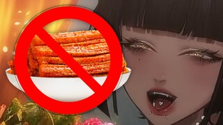 You will starve to death if you only eat spicy noodles!!!