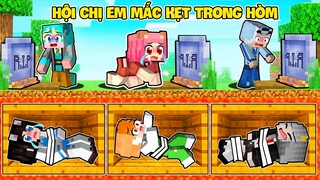 GẤU MORA PHÁT KHÓC KHI HỘI CHỊ EM HERO MẮC KẸT TRONG HÒM DƯỚI LÒNG ĐẤT TRONG MINECRAFT