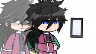 if Giyuu tries on some of the Uppermoon's hairstyles || Gacha club || Demon Slayer ||