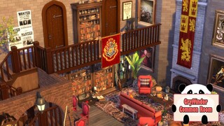 Gryffindor Common Room (Inspired Build) - TS4 [SPEED BUILD]