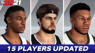 15 Player FACE SCAN Updates NBA 2K21 Current Gen | Updated Player Likeness