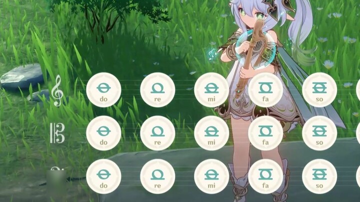 《Sunny Day》On a windy day, I tried to hold your hand (Genshin Impact performance) with sheet music