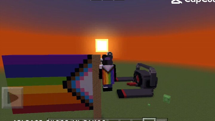 Minecraft Sun set