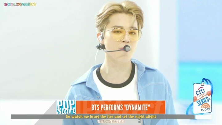 【WNS中字】200910 NBC Today Show  ‘Dynamite’ BTS 防弹少年团