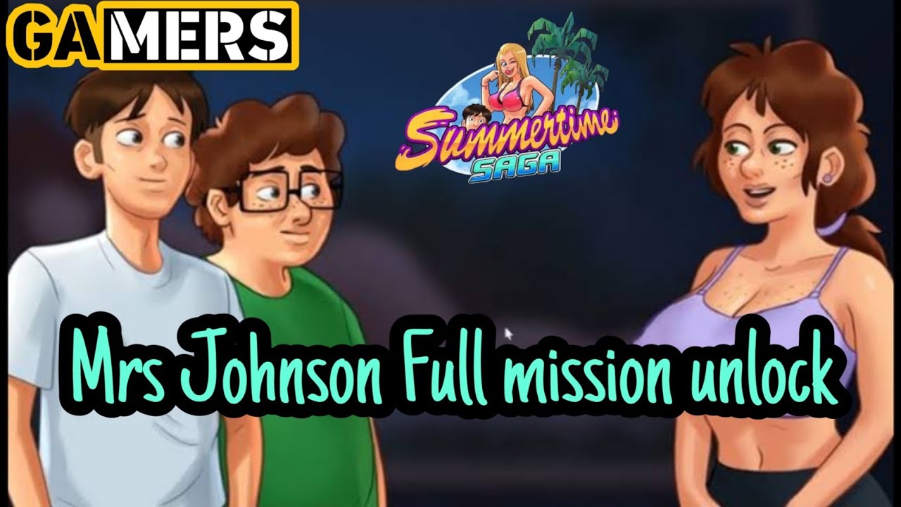 Mrs Johnson Full mission unlock |Summer time saga | New version - BiliBili