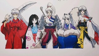 【犬夜叉全家福】致青春！来自老粉的心愿，手动团圆犬夜叉一家。