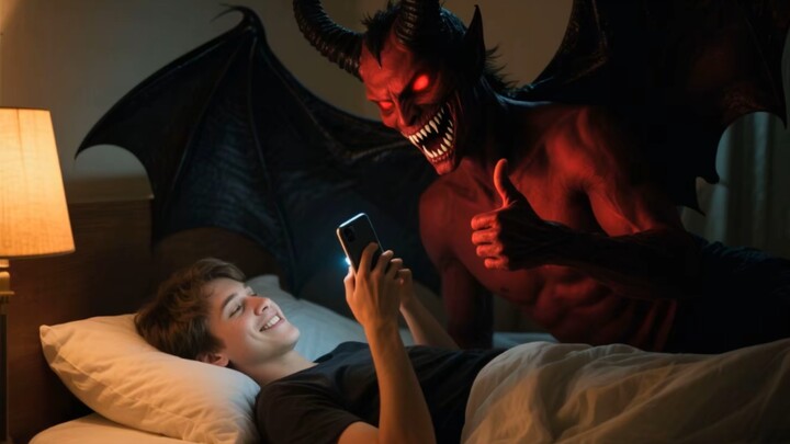 In this comment section, even Satan would drop out of second place after just one stroll.