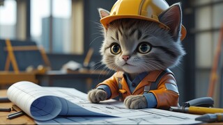 Kitten Builder’s Journey: Epic Construction Cat Adventures 🏗️🐾