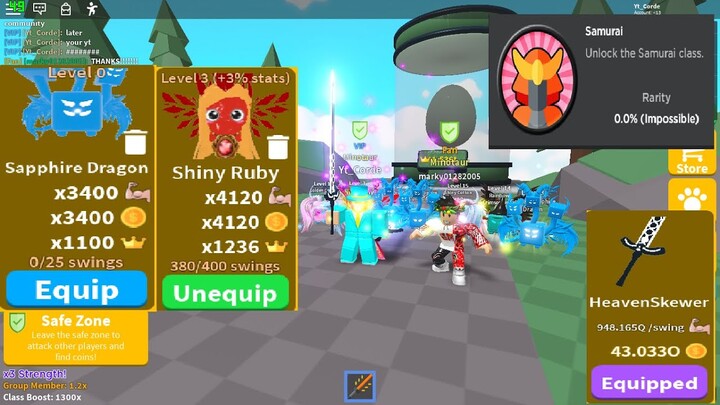 *NEW* SABER SIMULATOR UPDATE 23! I GOT DOUBLE MOON PET AND SHINY MOON PET ROBLOX