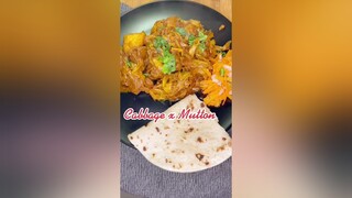 Here's how to make a classic pairing, Cabbage & Mutton Curry reddytocook reddytocookwithlove recipe