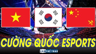 HÀN QUỐC, TRUNG QUỐC, VIỆT NAM... VÀ NHỮNG CƯỜNG QUỐC ESPORTS TRÊN THẾ GIỚI