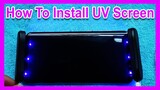 How to install galaxy s8 plus uv screen | S8+ tempered glass screen protector