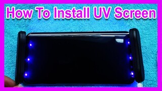 How to install galaxy s8 plus uv screen | S8+ tempered glass screen protector