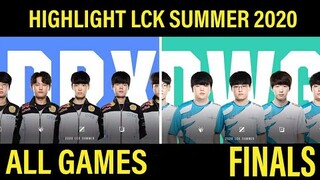 DRX vs DWG Highlight All Games Chung Kết LCK Mùa Hè 2020 | LCK Final Summer 2020 | DragonX vs Damwon