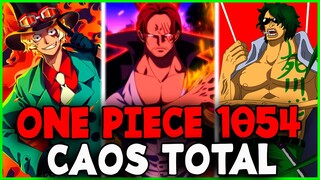 ONE PIECE 1054 - O INÍCIO DO FIM DE ONE PIECE - SHANKS VILÃO - PODER DO TOURO VERDE - SABO ACABOU...