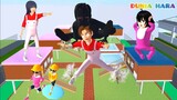 Hah? Yuta Kerasukan Setan 😱😰 Baby Raksasa Celine Hara Takut Mio Panik 😨 | Sakura School Simulator