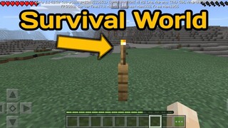 Cara membuat obor di minecraft survival