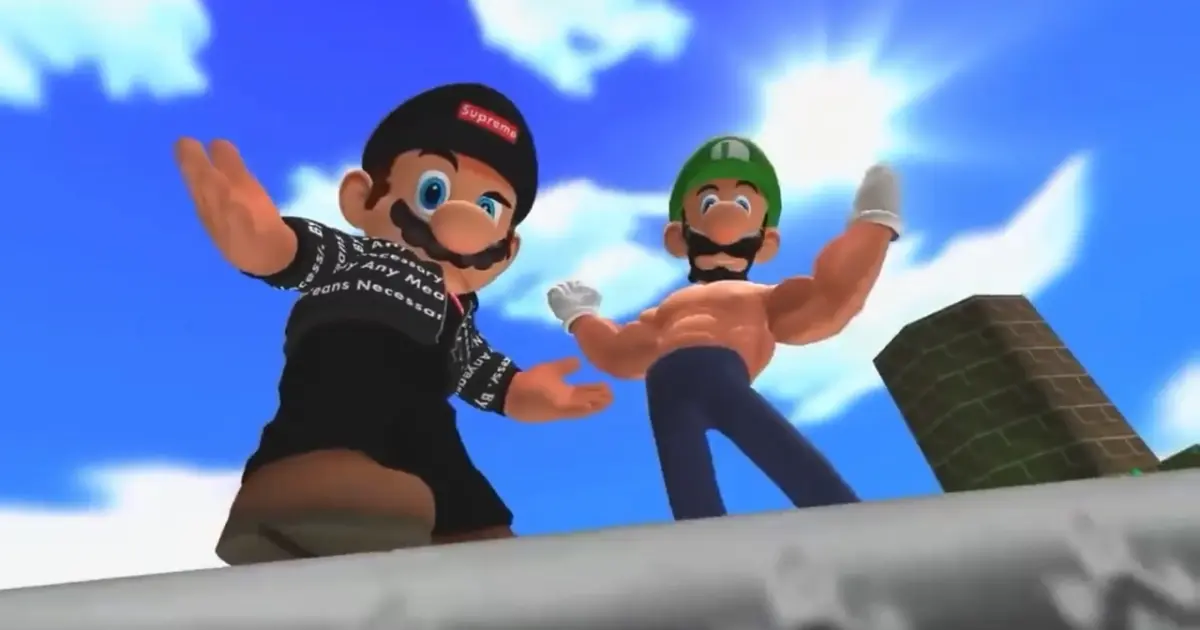 Mario and Luigi got the real drip in town👑 - Bilibili
