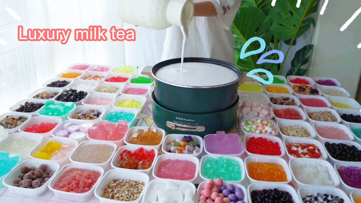 [Ẩm thực] 82 bát topping! Đây mới là cách uống trà sữa chuẩn nhất!