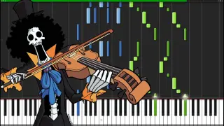 Bink's Sake - One Piece [Piano Tutorial] (Synthesia) // Marco Tornatore
