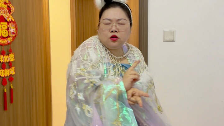 Hari ini Dewi Chang’e datang mengetuk pintu! Pak Zhang sampai sangat bersemangat! #menari #tarianula