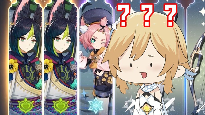 [Genshin Impact Gacha] Didn't spend a penny, and Tighnari got max level and full refinement?