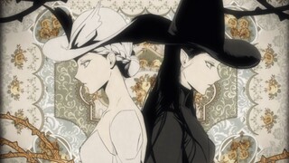【OC Handwriting Commission】Black and White Witch The Crow, The Owl & The Dove
