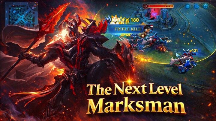 Moskov Jagoan Marksman, Tembakan Tombaknya sangat Akurat | MLBB MOBILE LEGEND