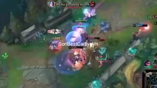 Ashe xạ thủ bắn cực cháy ở lane mid
