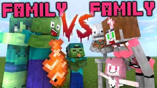 FAMILY VS FAMILY - WHO IS THE BEST MONSTERS _ FISHING - MONSTER SCHOOL