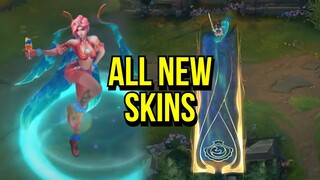 ALL NEW SKINS Yone Zeri Belveth Seraphine Ashe Nidalee | League of Legends