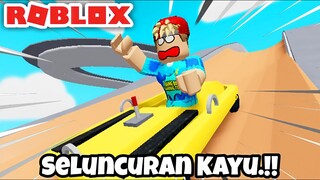 SERU..!! MELUNCUR DI ATAS KAYU - ROBLOX ALPINE SLIDE TO TELAMON