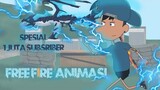 animation free fire spesial 1 juta subsriber - ngratain satu server sendirian  - animasi ff