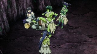 "The female knights and male warriors captured by the goblins in heat, suffered horribly...?"