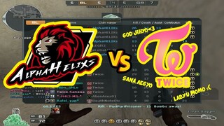 ALPHAHELIXS vs. TWICE