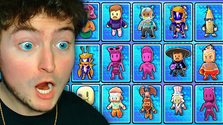 WINNING WITH *EVERY* MYTHIC SKIN in Stumble Guys